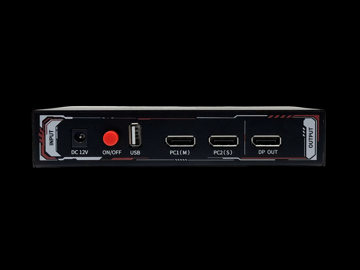 Godlike 4K Pro video fusion device, front three-quarter view showing the 4K 120Hz Pro badge
