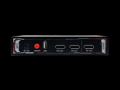 Godlike 4K Pro video fusion device, front three-quarter view showing the 4K 120Hz Pro badge