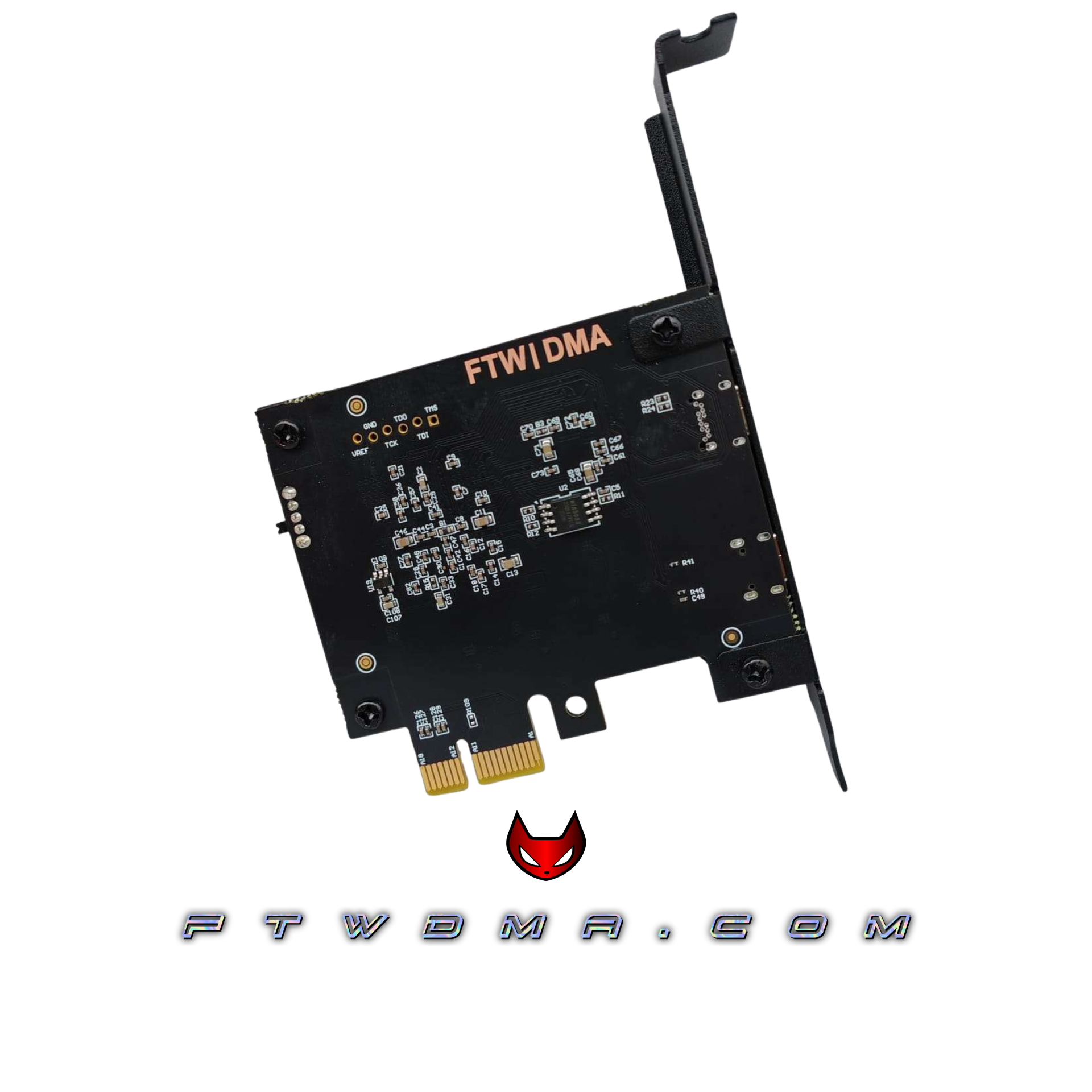 FTW DMA 75t PCIe FPGA board rear connectors